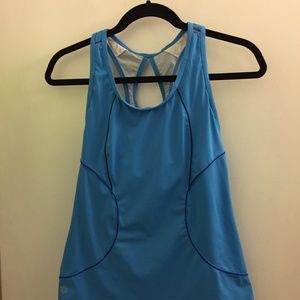 Sky blue Athleta yoga/running sleeveless top M